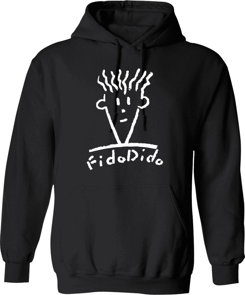 Ficko Classic Hoodie - Retro Graphic Pullover Hoodie for Men & Women - Black