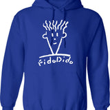 Ficko Classic Hoodie - Retro Graphic Pullover Hoodie for Men & Women - Blue