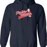 Fighting Whities Graphic Pullover Hoodie - Navy