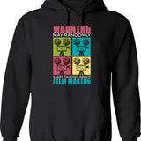 Fight Or Flight Hoodie - Retro Graphic Pullover Hoodie for Men & Women - Black