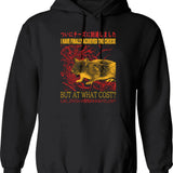 Fina Racing Fuel 2 Hoodie - Retro Graphic Pullover Hoodie for Men & Women - Black