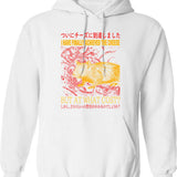 Fina Racing Fuel 2 Hoodie - Retro Graphic Pullover Hoodie for Men & Women - White