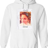 Find Ethel Essential Graphic Pullover Hoodie - White