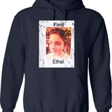 Find Ethel Essential Graphic Pullover Hoodie - Navy