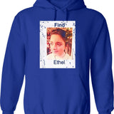 Find Ethel Essential Graphic Pullover Hoodie - Blue