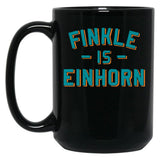 Finkle Is Einhorn Black Coffee Mug, Gift Coffee Mug - Black