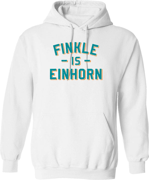Finkle Is Einhorn Graphic Pullover Hoodie - White