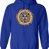 Fire Alarm Installer Systems Technician House Detector Hoodie - Blue