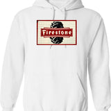 Firefighter's Wife Hoodie - Retro Graphic Pullover Hoodie for Men & Women - White
