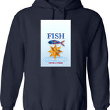 First Of All I'm A Delight Hoodie - Navy