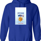 First Of All I'm A Delight Hoodie - Blue