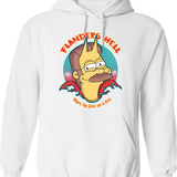 Five More Minutes Hoodie - Retro Graphic Pullover Hoodie for Men & Women - White