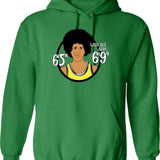 Flashdance Hoodie - Retro Graphic Pullover Hoodie for Men & Women - Green
