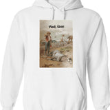 Flippant Ddeadpoolwolverine Hoodie - Retro Graphic Pullover Hoodie for Men & Women - White