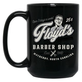 Floyd'S Barber Shop Estd. 1960 Black Coffee Mug, Gift Coffee Mug - Black