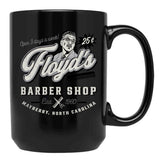 Floyd'S Barber Shop Estd. 1960 Black Coffee Mug, Gift Coffee Mug
