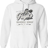 Floyd'S Barber Shop Estd. 1960 Graphic Pullover Hoodie - White