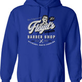 Floyd'S Barber Shop Estd. 1960 Graphic Pullover Hoodie - Blue