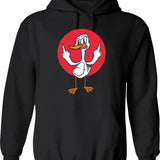 Florida Man State Funny Meme Vintage Palm Trees And Sunset Retro Sun Hoodie - Black