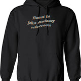 Fluent In Fowl Language Vintage Farm Hoodie - Black