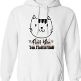 Fluent In John Mulaney References Hoodie - Retro Graphic Pullover Hoodie for Men & Women - White