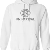 Flying Squirrel Hoodie - Retro Graphic Pullover Hoodie for Men & Women - White