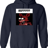 Fnaf Bonnie Balls Meme Graphic Pullover Hoodie - Navy