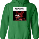Fnaf Bonnie Balls Meme Graphic Pullover Hoodie - Green
