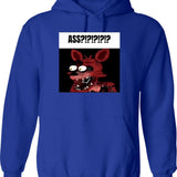 Fnaf Bonnie Balls Meme Graphic Pullover Hoodie - Blue