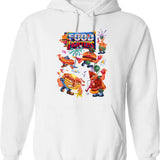 Fold Laundry Funny Poker Hoodie - Sarcastic Humor Graphic Hoodie - White
