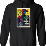 Food Fighters Action Figures Hd Hoodie - Retro Graphic Pullover Hoodie for Men & Women - Black