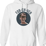 For All The Dogs Funny Hoodie - Sarcastic Humor Graphic Hoodie - White