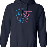 Forklift Certified Funny Forklift Retro Vintage Hoodie - Navy