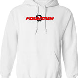 Forty Af Funny 40th Bday Turning 40 Party 40th Hoodie - White