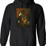 Fountain Boats Powerboat 2 Hoodie - Retro Graphic Pullover Hoodie for Men & Women - Black
