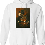 Fountain Boats Powerboat 2 Hoodie - Retro Graphic Pullover Hoodie for Men & Women - White
