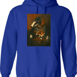 Fountain Boats Powerboat 2 Hoodie - Retro Graphic Pullover Hoodie for Men & Women - Blue