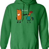 Fox And Badger Holmes And Watson Hoodie - Green