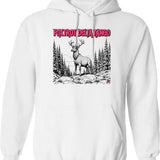Fox And Chicken Funny Hoodie Design My Friend Funny Hoodie Gift Friends Wolf And Chicken Funny Hoodie. - White