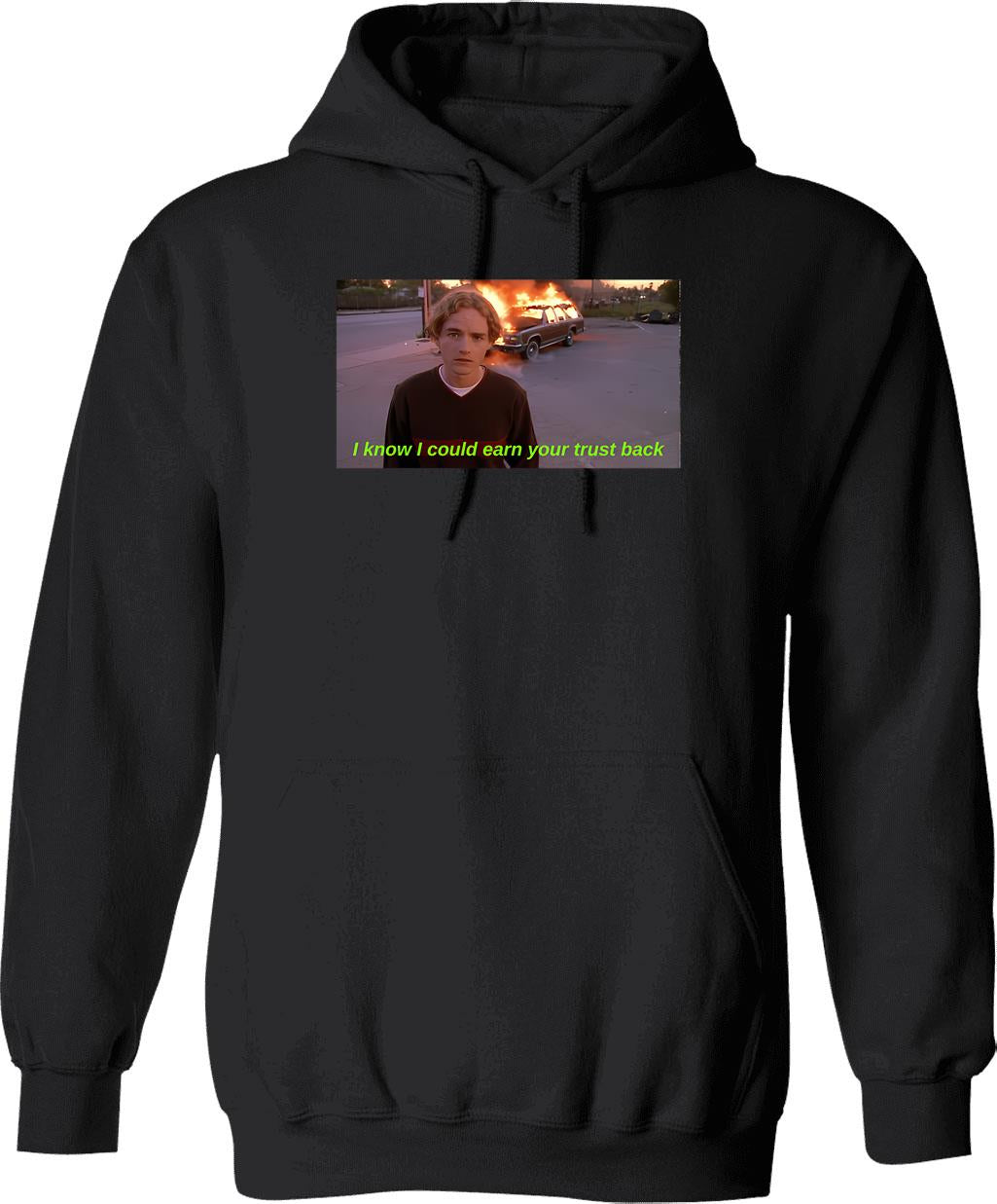 Fragile As Fuck Depression Emotional Emo Girl Sad Hoodie - Black