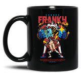 Franky One Piece Black Coffee Mug, Gift Coffee Mug