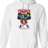 Franky One Piece Graphic Pullover Hoodie - White