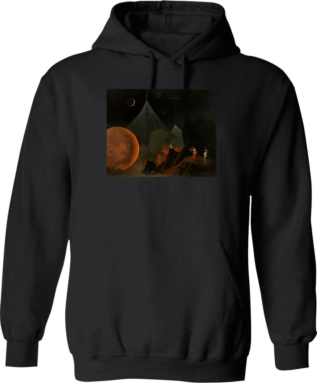 Franz Hermann Portrait - Vintage F1 Driver Black White Art Print Hoodie - Black