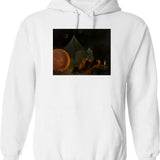 Franz Hermann Portrait - Vintage F1 Driver Black White Art Print Hoodie - White