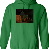 Franz Hermann Portrait - Vintage F1 Driver Black White Art Print Hoodie - Green