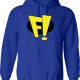 Freakazoid Graphic Pullover Hoodie - Blue