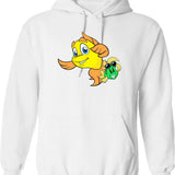 Freaky Behavior Hoodie - Retro Graphic Pullover Hoodie for Men & Women - White