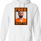 Free Scottie Mug Shot Funny Humour Graphic Pullover Hoodie - White