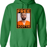 Free Scottie Mug Shot Funny Humour Graphic Pullover Hoodie - Green