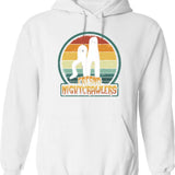 Frequent Flyer Funny Halloween Witch Hoodie - Sarcastic Humor Graphic Hoodie - White